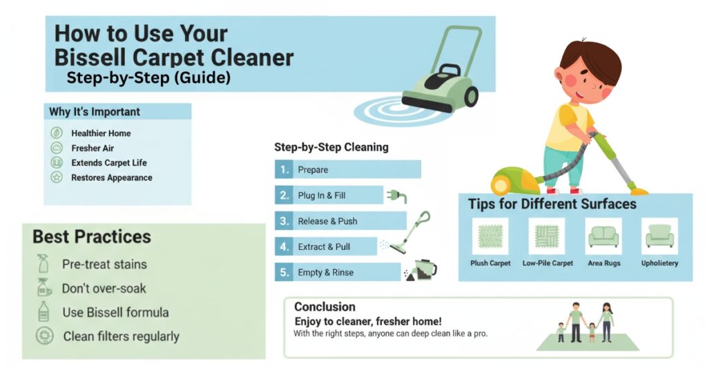 How to Use a Bissell Carpet Cleaner